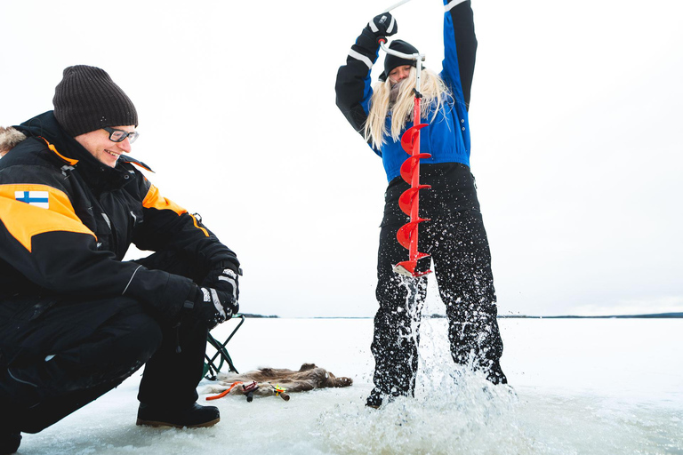 Levi: A fun Ice Fishing Experience in Levi, 3 HOURS