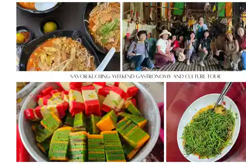 Kuching: Sarawak Weekend Gastronomy Tour with Hotel Stay