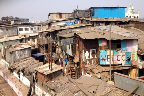 Bombaj: wycieczka po slumsach Dharavi z wizytą w domu na lądzie