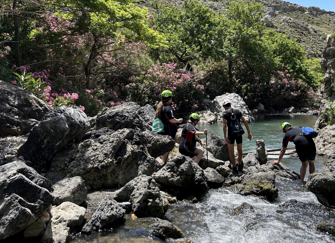 Fra Plakias: Guidet flodtrekking i Kourtaliotiko-slugten