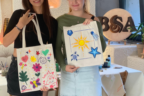 Antalya: Tote Bag Painting Workshop - Carry Your Own Art