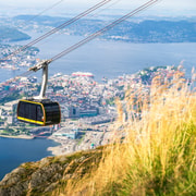 Bergen: Ulriken kabinos felvonó oda-vissza jegy