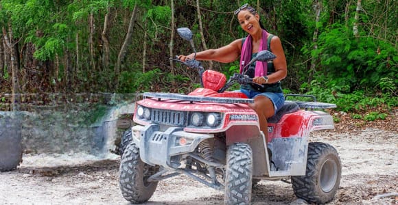 Cozumel: ATV Adventure with Caverns, Ruins and Transfer