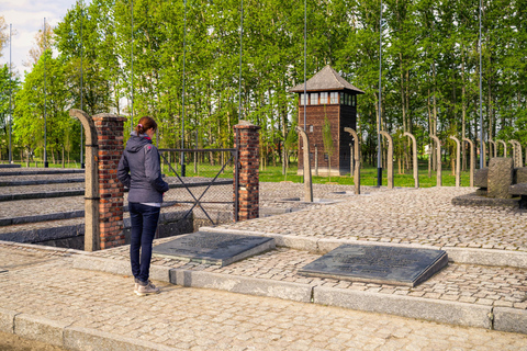 Da Cracovia: Tour di Auschwitz-Birkenau con trasporto di un giornoDal centro città: Tour con punto d'incontro e pranzo