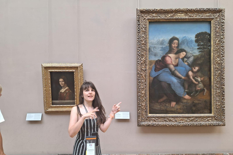 Paris: Visita guiada sem fila ao Museu do Louvre com artistaParis: Tour guiado para pequenos grupos no Museu do Louvre com ingresso reservado