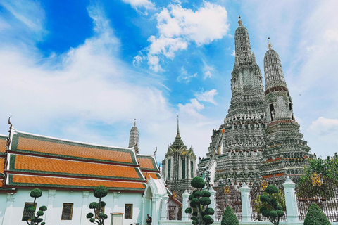 بانكوك: جولة المشي في القصر الكبير ووات فو ووات آرونخاص مع نقطة لقاء