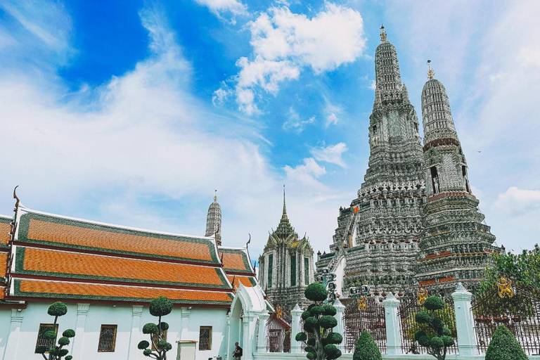 بانكوك: جولة المشي في القصر الكبير ووات فو ووات آرونخاص مع نقطة لقاء