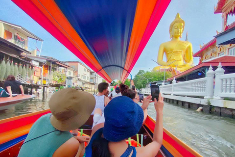 Bangkok: Crociera sul canale in barca a coda lunga