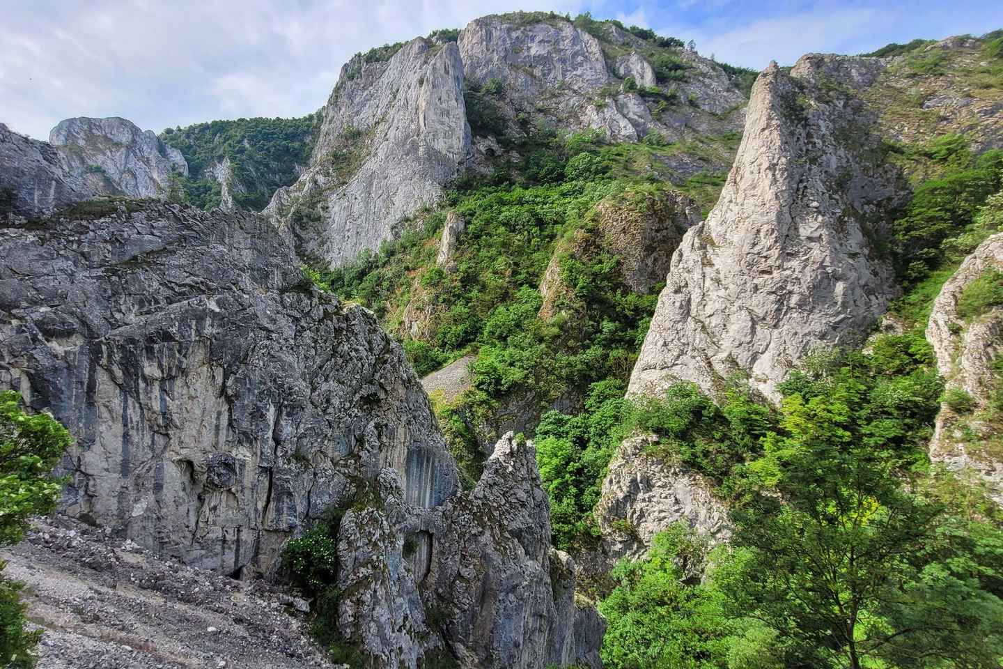 Cluj Napoca: Climbing or Hiking Experience in Turda Canion