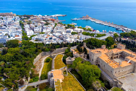 From Lindos: Rhodes Old Town trip with free time to explore