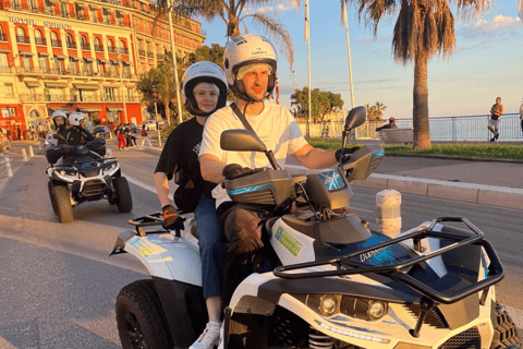 NICE BY ELECTRIC QUAD:panoramic tour from Nice with snack