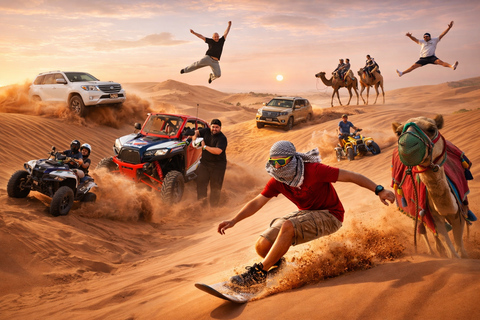 Doha: Combo Private Desert Safari & City Tour