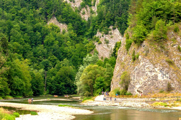 from Zakopane: Dunajec River fun Rafting in a pontoon