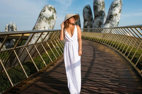 Da Nang/Hoi An: Golden Bridge, Lady Buddha & Marble Mountain Private Group Tour with Licensed English-Speaking Guide