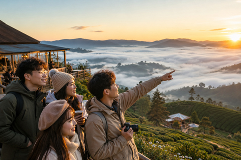 Da Lat: Clouds at Sunrise Tour, Tea Hill, & Strawberry Farm