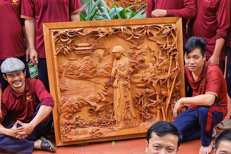 Hoi An : 3 heures de cours de sculpture sur bois avec un artiste local