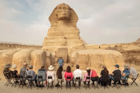 Guided Tour: Giza pyramids, Sphinx, and Great Pyramid Inside