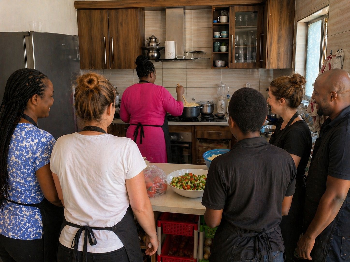 Windhoek: Afrikanischer Kochkurs mit einer Einheimischen & Abholung