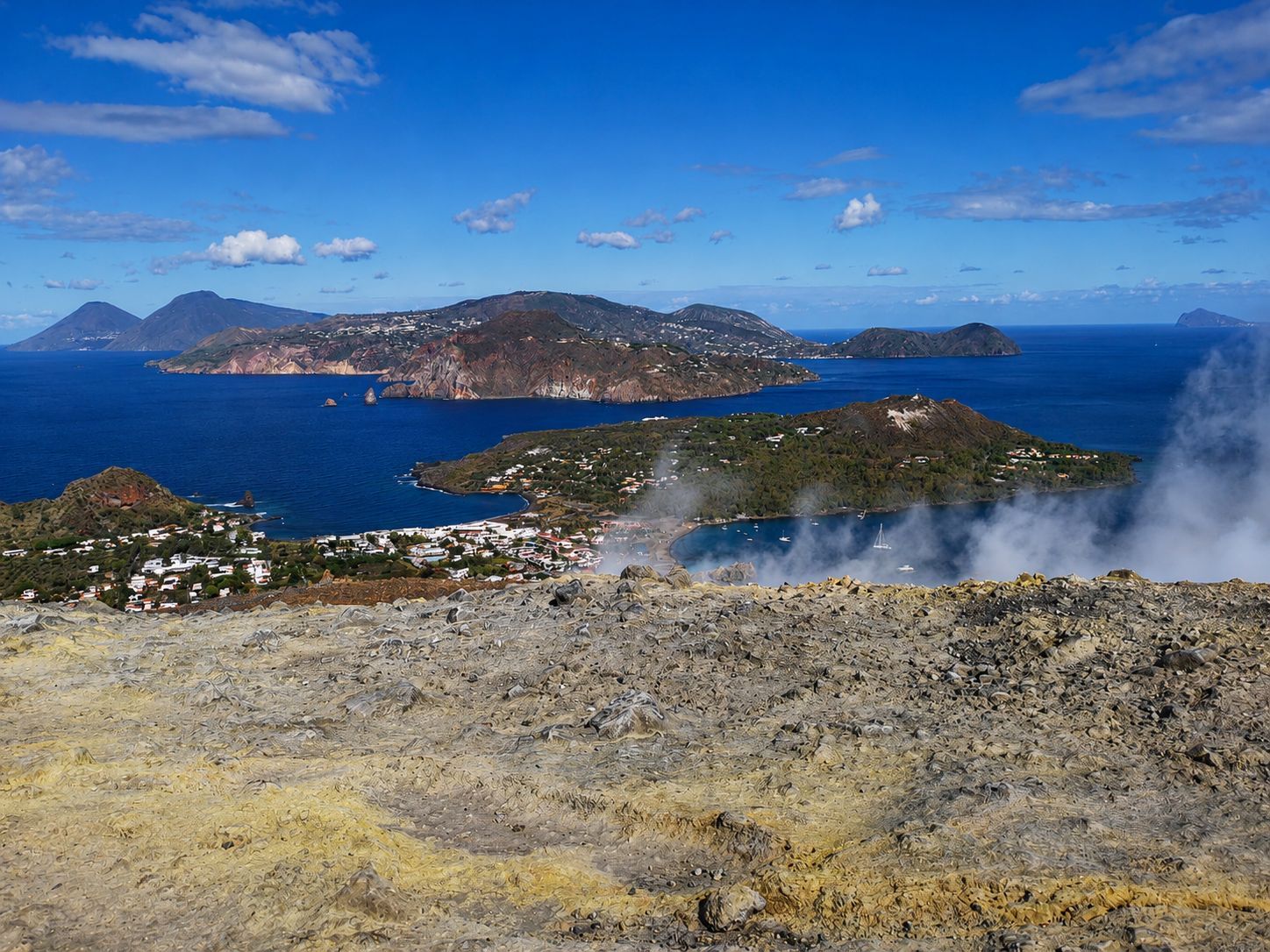 Von Lipari: Bootstour zur Insel Vulcano