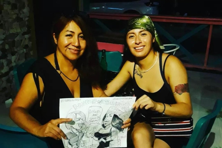 Live Caricature Experience in Punta Cana