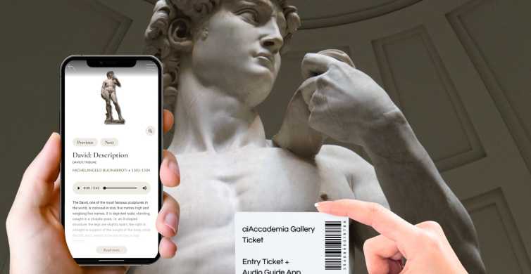 Firenca: Michelangelov David Priority Ticket & Audio App
