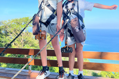 Phuket: Elephant Sanctuary & Zipline Adventure Combo Elephant Walk & 16-Platform Zipline Adventure