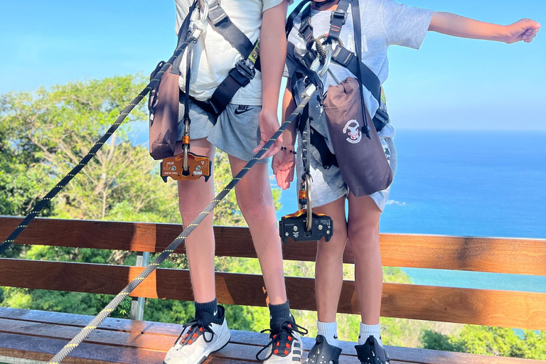 Phuket: Elephant Sanctuary & Zipline Adventure Combo Elephant Walk & 16-Platform Zipline Adventure