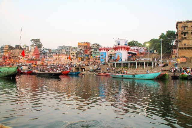 Visit Varanasi Morning Guided Boat Ride with Yoga in Varanasi, Uttar Pradesh