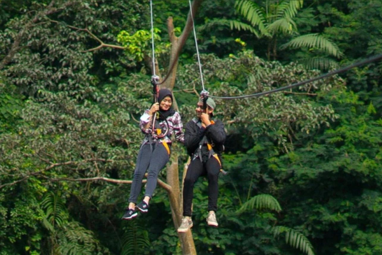 Jakarta/Bogor: Zipline Adventure, ATV, Waterfall & Transfer