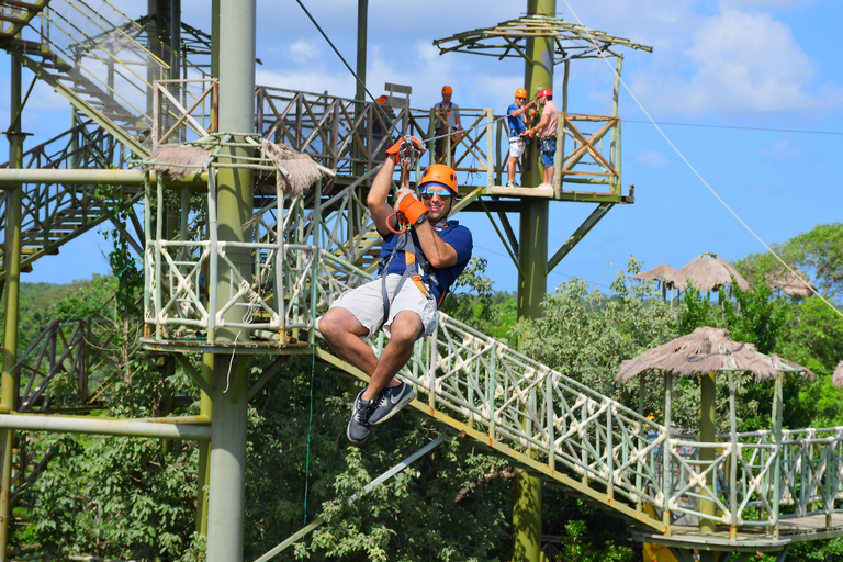 Riviera Maya: Sky Trail, Ziplines, and Bungee Swing