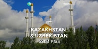 Piano eSIM Central Asia Travel con dati mobili super veloci - Hizvo