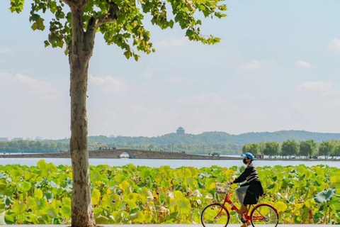 Shanghai: Hangzhou City Advanture & West Lake Bicycle Tour