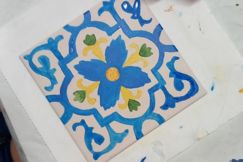 Tile Painting Workshop Workshop de Pintura de Azulejo Português