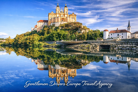 Vienna: Private Melk, Mondsee, Hallstatt, & Salzburg Tour