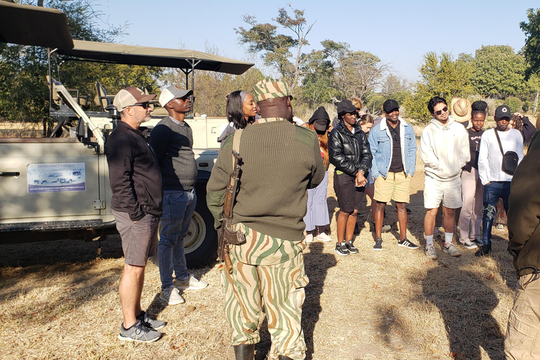 SAFARI EN VOITURE ET PROMENADE À LA RENCONTRE DES RHINOCÉROS