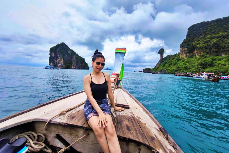 Krabi: Private 4 Islands Longtail Tour with Hotel Pick-up Private 4 Islands Sunset Tour with Dinner (Afternoon)