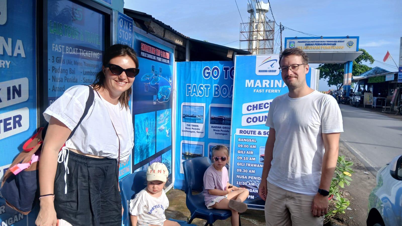 Gili-Inseln: Schnellboot und privates Fahrzeug nach Senggigi