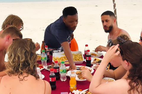 From Uroa: Prison Island and Nakupenda Sandbank with Lunch