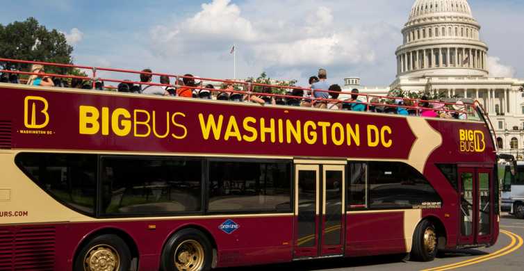DC: Hop-On Hop-Off városnéző túra nyitott tetejű busszal