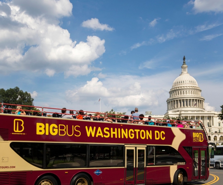 DC : Big Bus Hop-On Hop-Off Sightseeing Tour en bus à toit ouvert