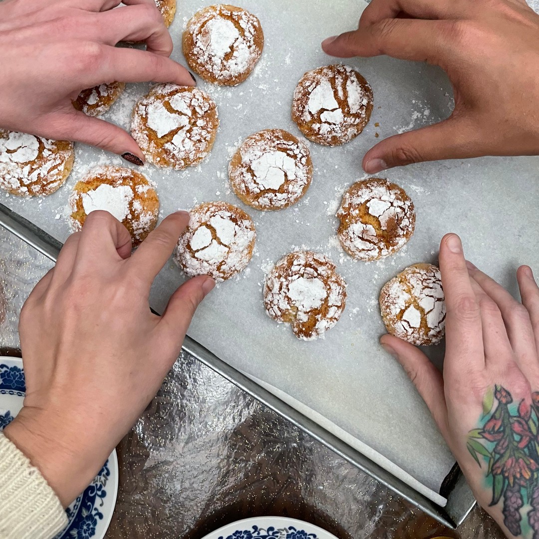 Cuisine marocaine de crêpes et de pâtisseries - cuisine