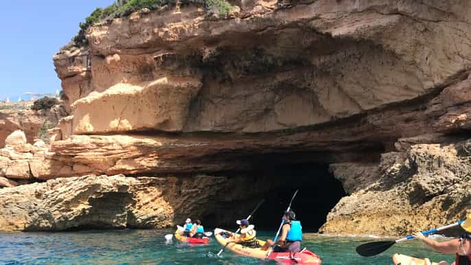 Cala Codolar: Guided Sea Kayaking and Snorkeling Tour