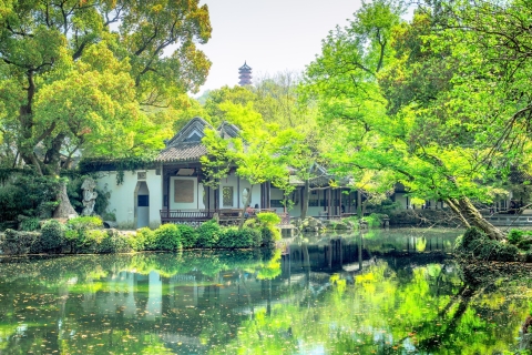Suzhou : Jardins et ville d'eau de Tongli ou ZhouzhuangVisite privée comprenant les billets d'entrée et le déjeuner