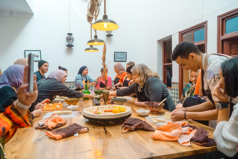 Matlagningskurs i marockansk mat med en lokal kock i Marrakech