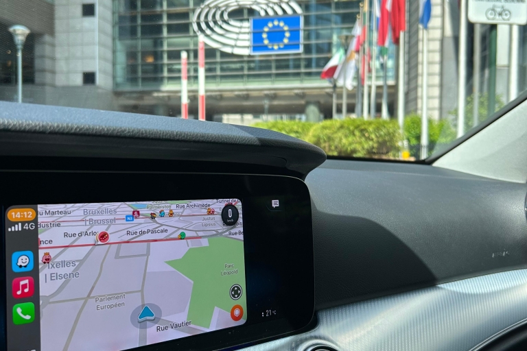 Brussels City Center to BRU Airport Transfer for 3 Pax (Copy of) Brussels: Airport Transfer to City Center for 3 Passengers