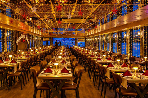 Istanbul: New Year's Eve Bosphorus Cruise w/ Dinner Option VIP Dinner Menu, Alcoholic Drinks, and Hotel Transfer