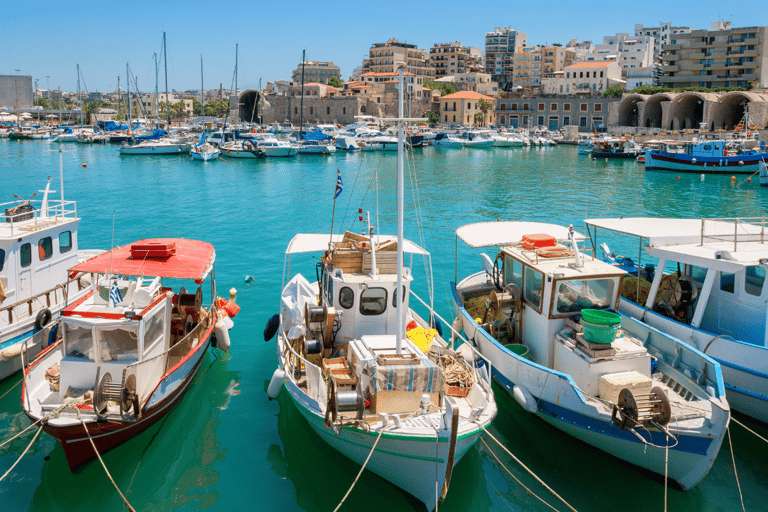 From Rethymnon: Day Trip to Knossos Palace & Heraklion City From Rethymnon: Knossos Palace and Heraklion Day Trip