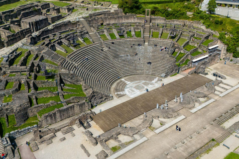 Hoppa över kön Forntida teater i Fourviere Lyon Privat tur2-timmars antik teater i Fourviere