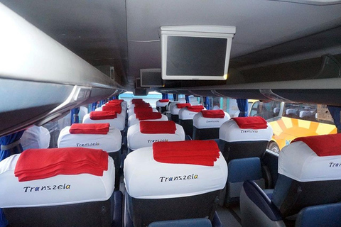 De Cusco: ônibus direto para Puerto Maldonado, ônibus Cama 160°.