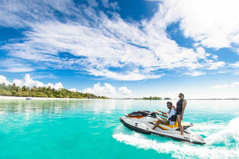 Excursão de aventura de jetski em ZanzibarAventuras de Jetski 1 hora com transporte